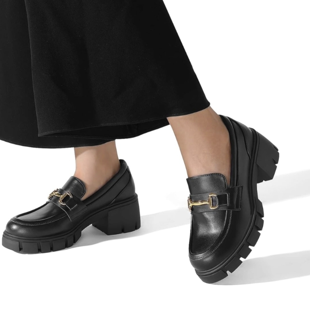 Elegant Black Loafers for Women